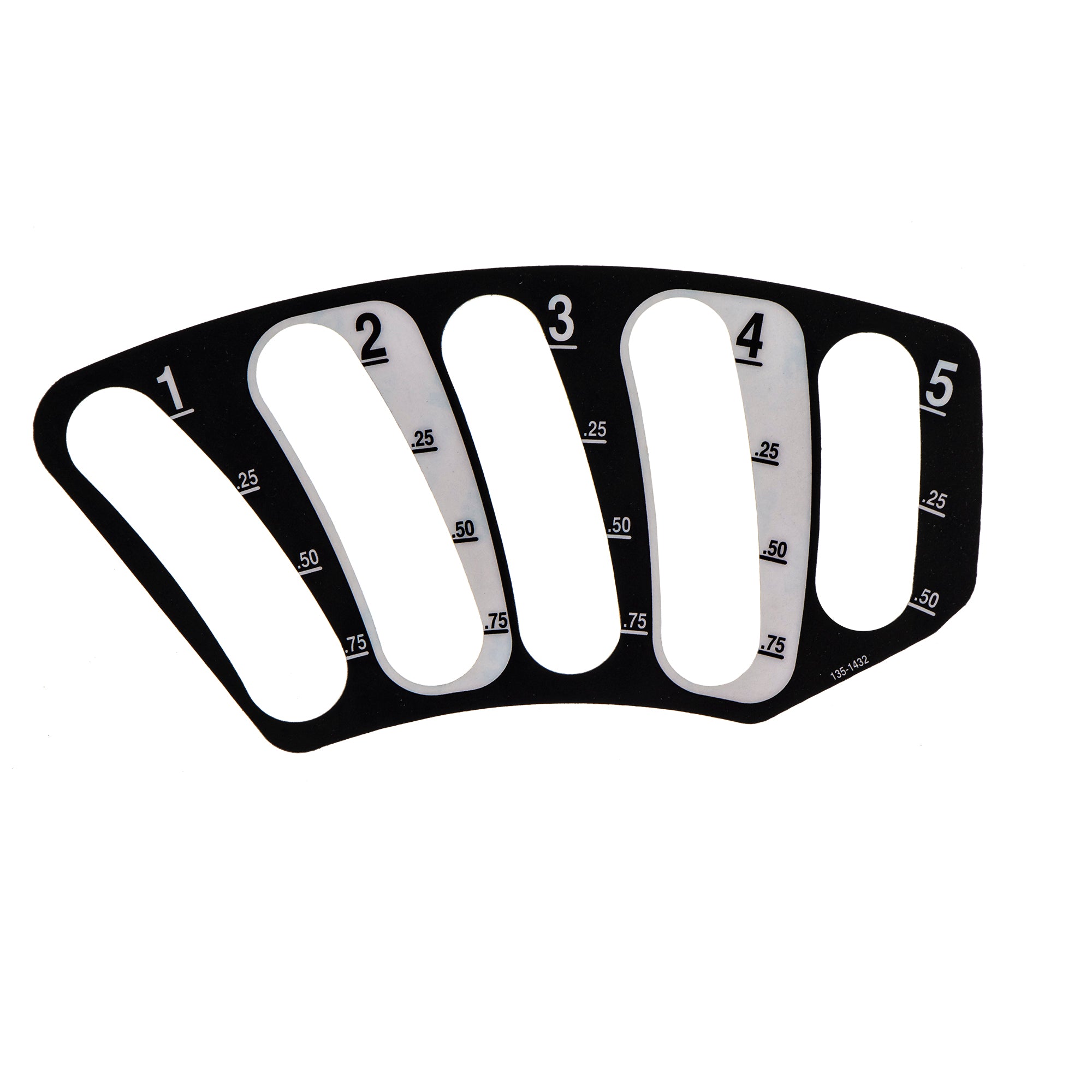 Exmark 135-1432 Outer Height of Cut Decal