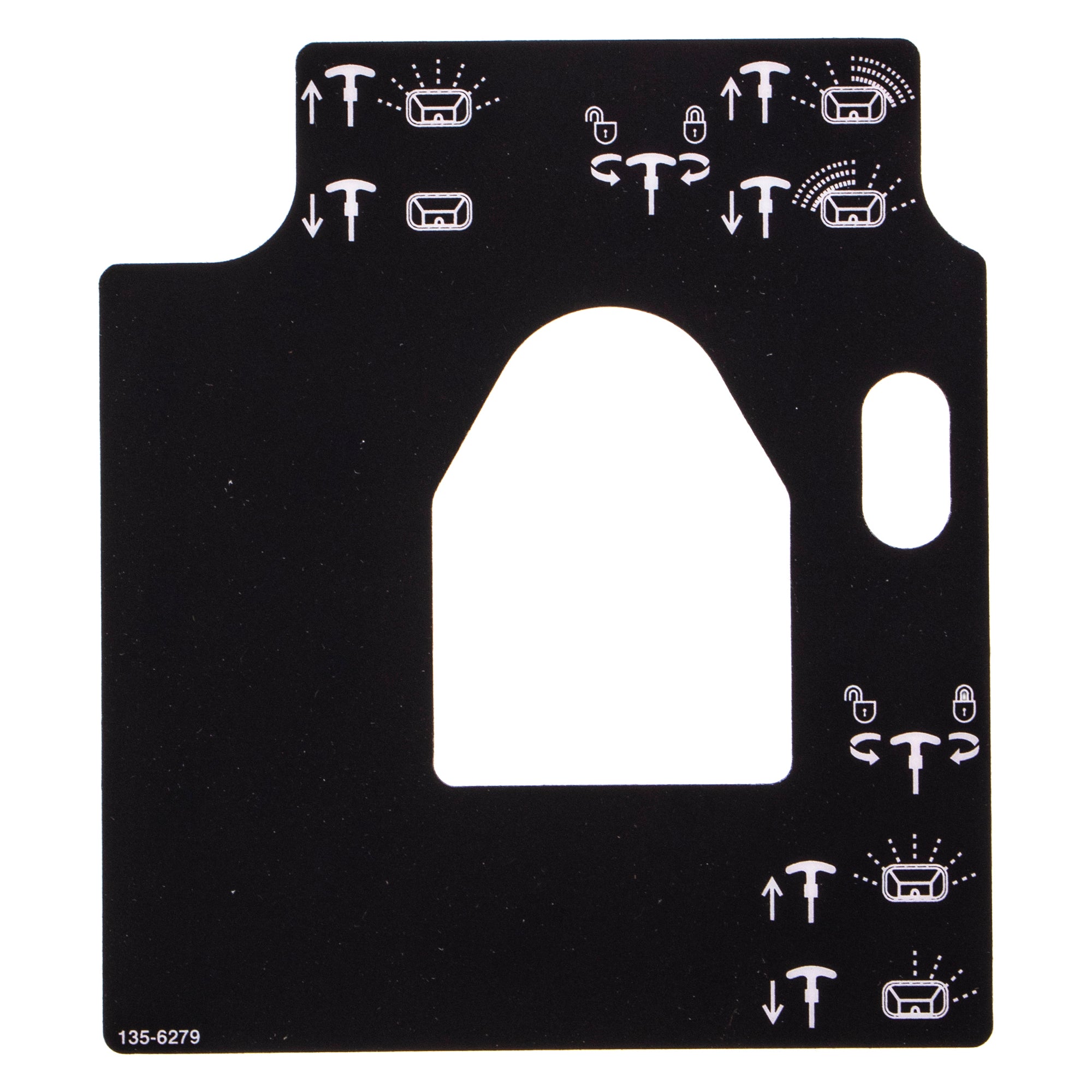 Exmark 135-6279 Hopper Control Decal