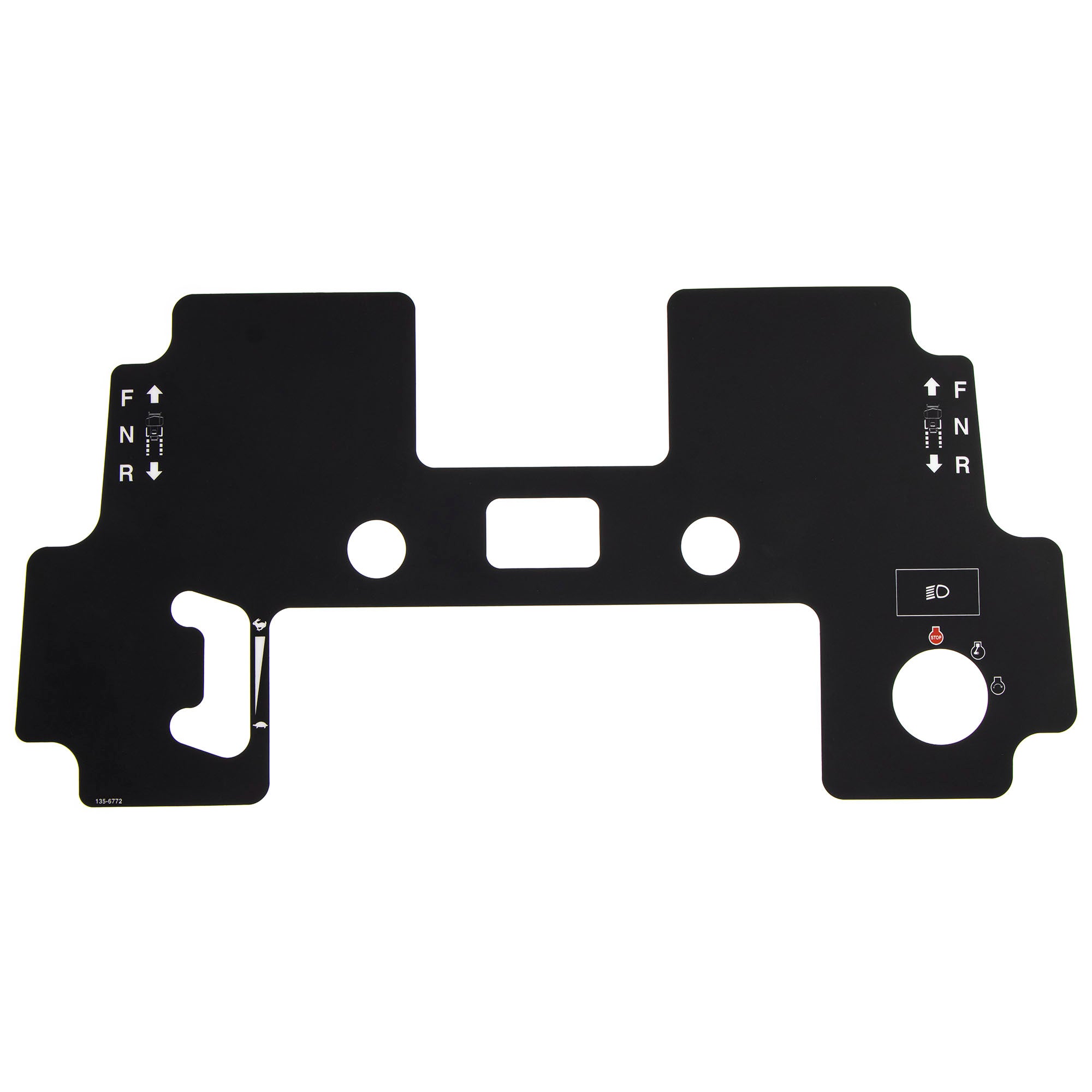 Exmark 135-6772 Control Panel EFI Decal