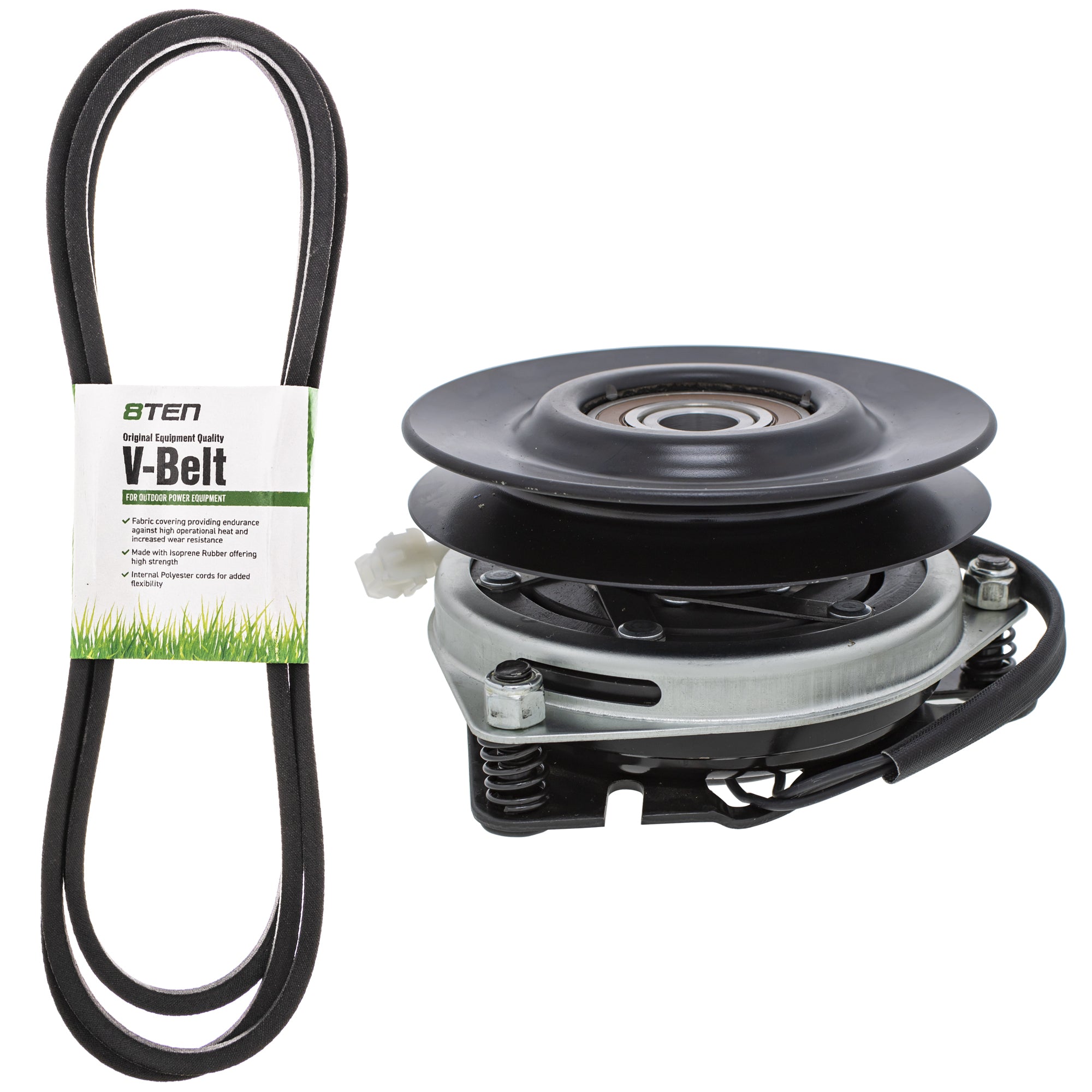Electric PTO Clutch & Belt Kit For Husqvarna Statesman Poulan Pro MK1006336