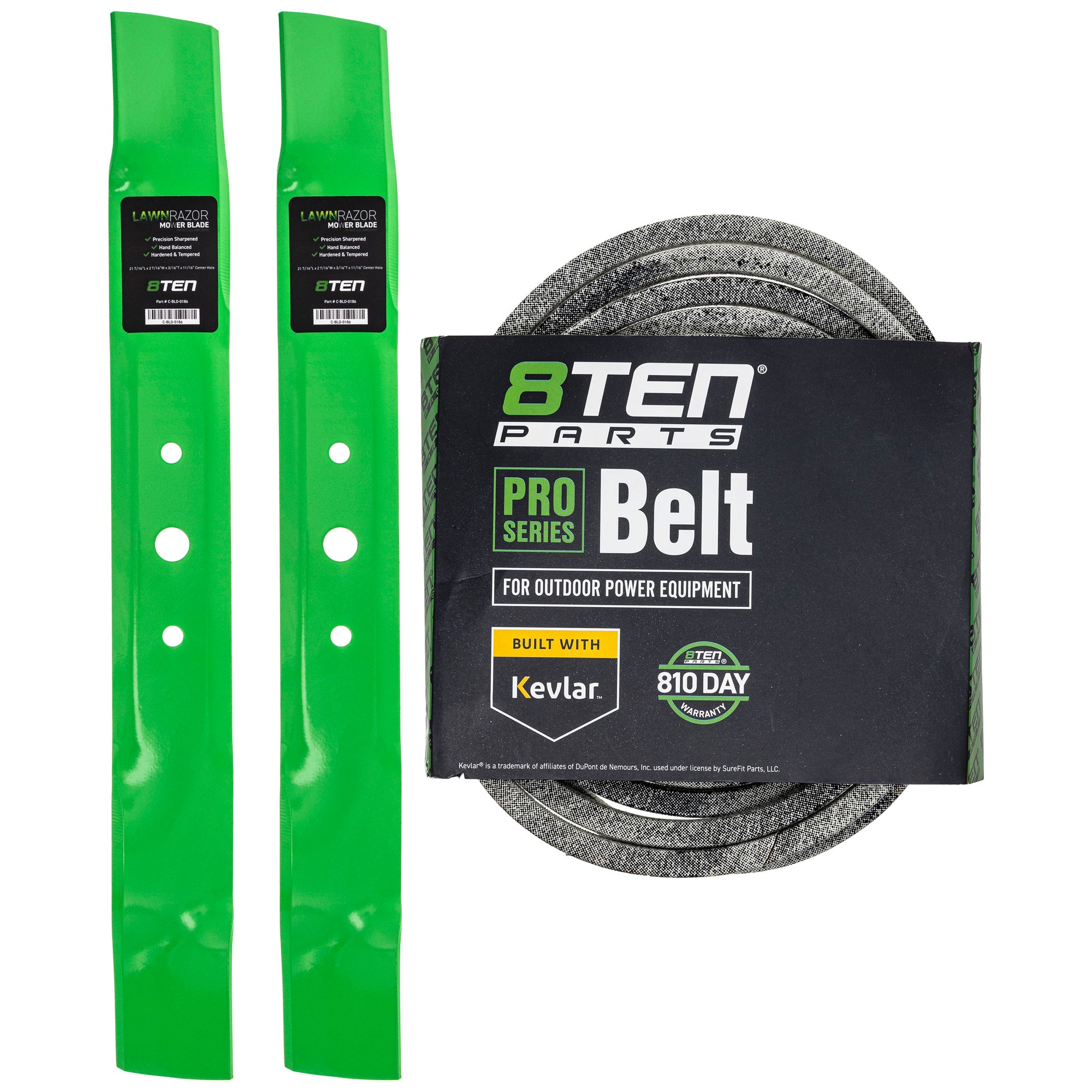 Mower Blades & Deck Belt Kit For John Deere Sabre Scotts MK1007770