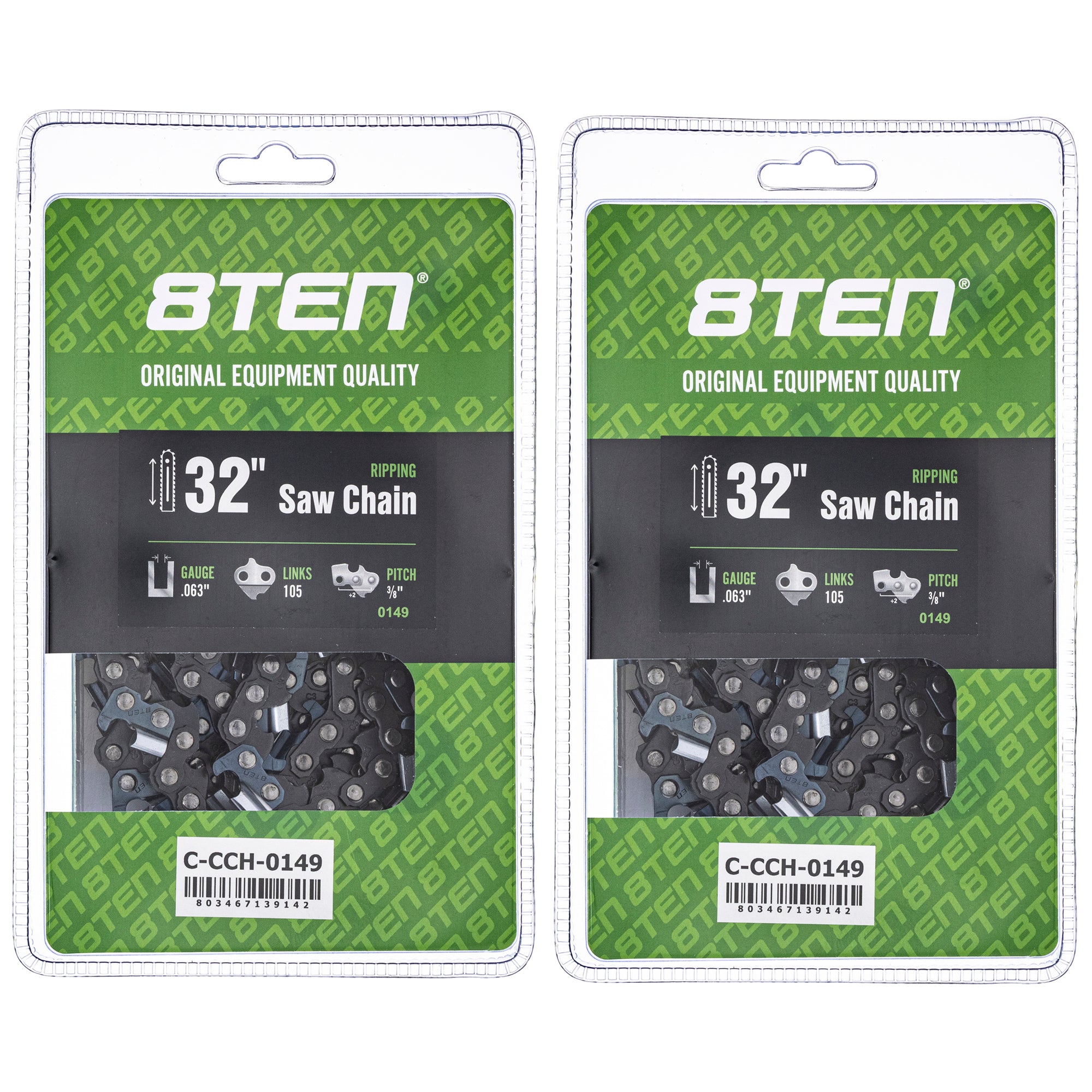 Chainsaw Chain 32 Inch .063 3/8 105DL For Dolmar Homelite Solo 75EXJ105G 591164005 H83105 75CJ105G | 2-PACK