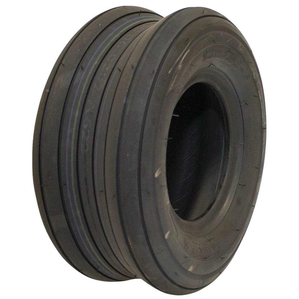 13x6.50-6 Lawn Mower Tire (CST 4-Ply, Tubeless w/ Ribbed Tread)