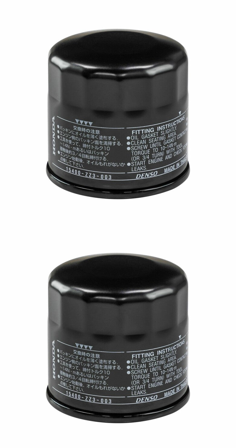 2 Pack Honda 15400-ZZ3-003 Oil Filter For GCV530 H4514H H4518H 15400-PFB-014 OEM