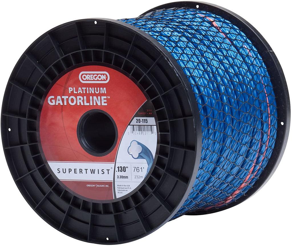 Oregon Trimmer Line - 20-115 - Platinum Gatorline - Supertwist - .130" Gauge, 5 lb. Spool, 761 Feet