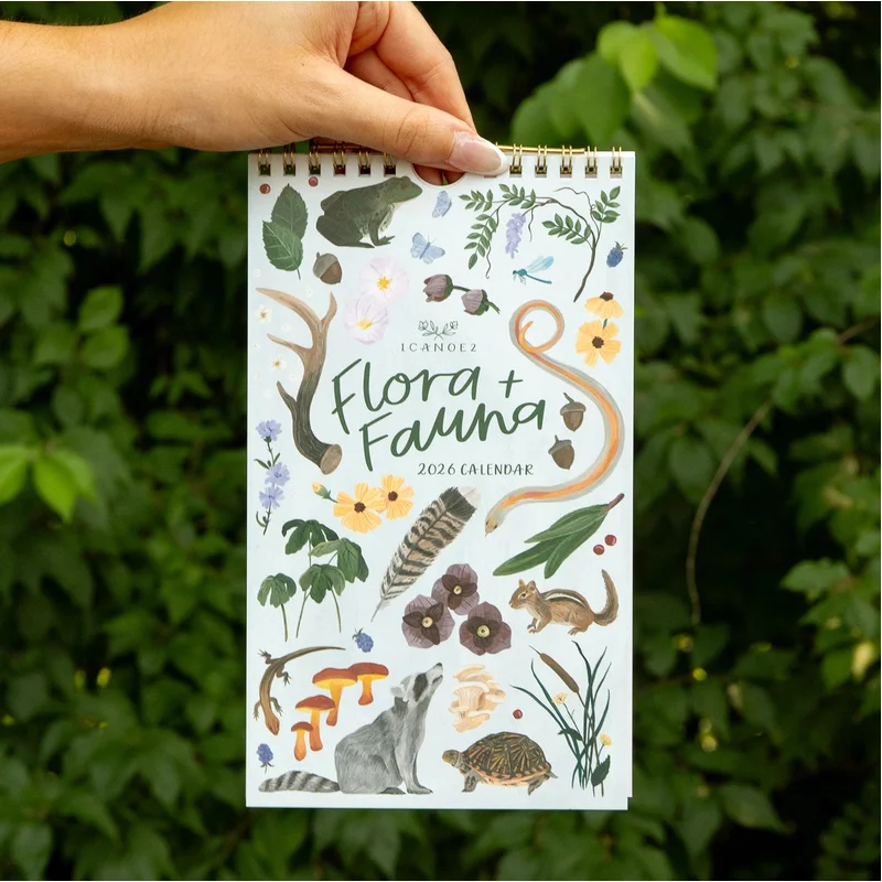 2026 Flora & Fauna Petite Wall Calendar