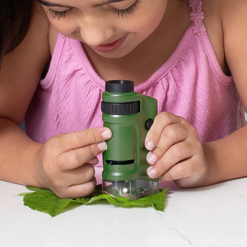 20x-40x, Zoom Led Lighted Pocket Microscope – Science Fun