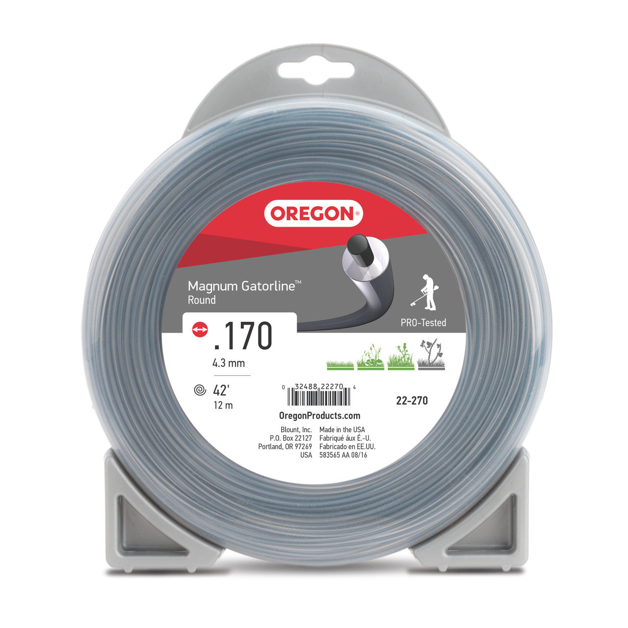 Oregon Equipment Parts 22-270 GATORLINE,MAGNUM ROUND .170 1/