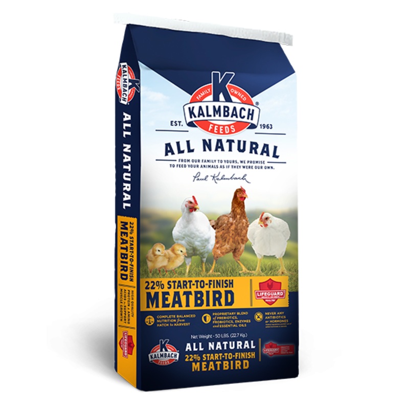 22% Start-To-Finish Meatbird Feed (10 Lb.)
