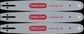 3 Pack Oregon 180MLBK095 AdvanceCut Guide Bar 18″