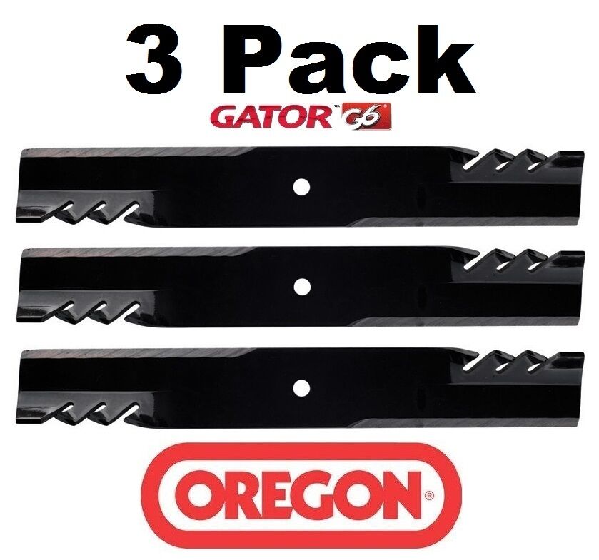 3 Pack Oregon 396-764 G6 Gator Mulching Mower Blade Fits Scag 48112 48113 72″
