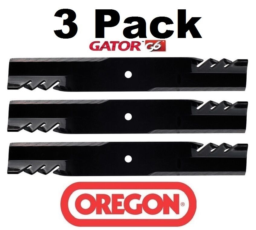 3 Pack Oregon 396-810 G6 Gator Blade Fits Kubota K5645-34330 K5645-34340 60″