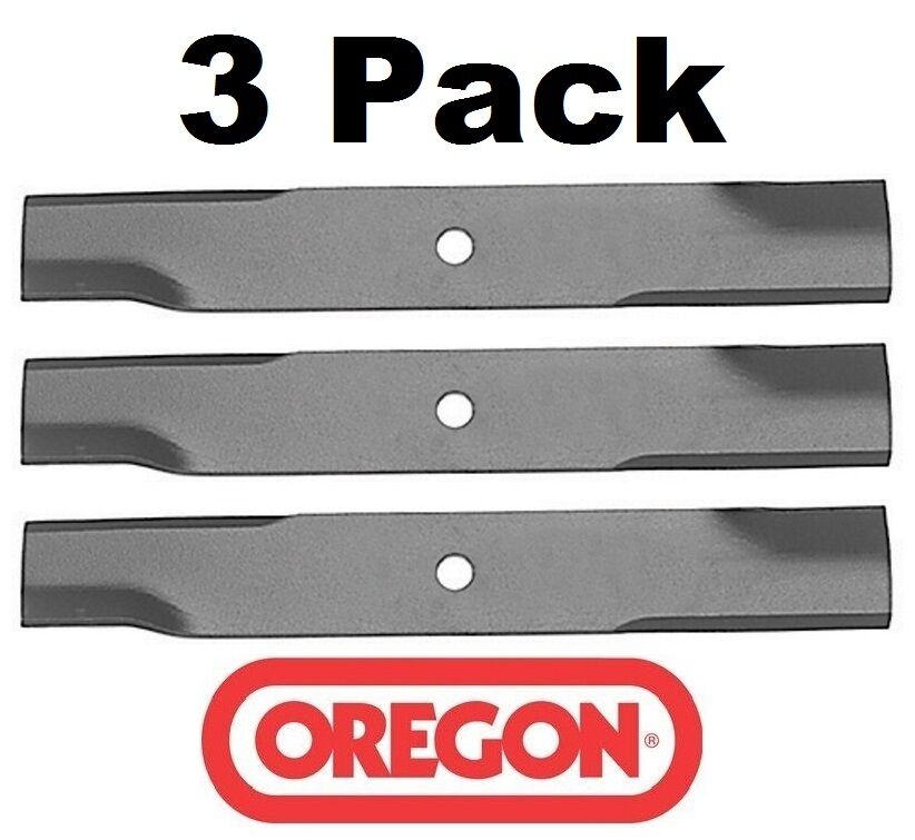 3 Pack Oregon 91-448 Mower Blade for John Deere M127466 46″ Scotts