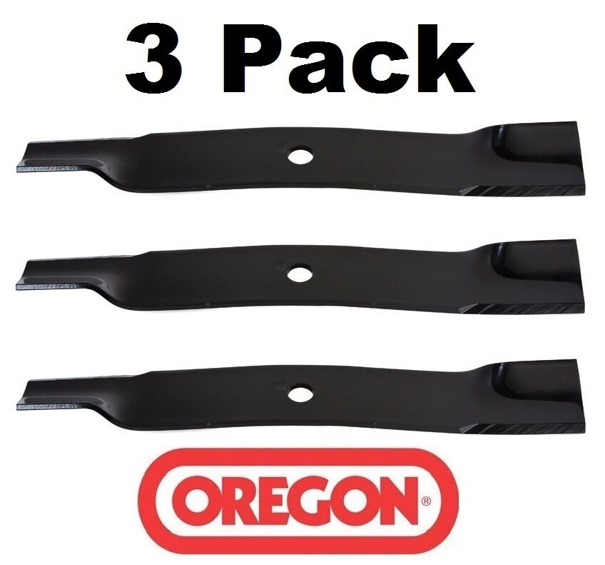 3 Pack Oregon 92-113 Mower Blade for John Deere TCU15881 M144196 60″ 7-Iron Deck