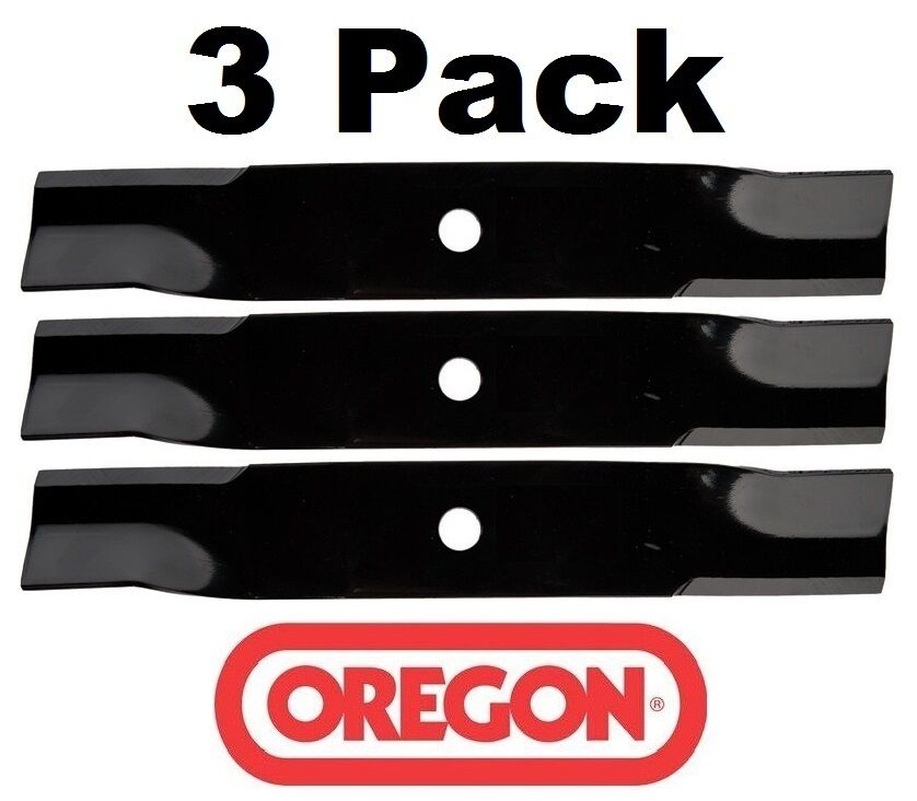 3 Pack Oregon 92-118 High Lift Mower Blade for John Deere M144652 54″ Z Trak