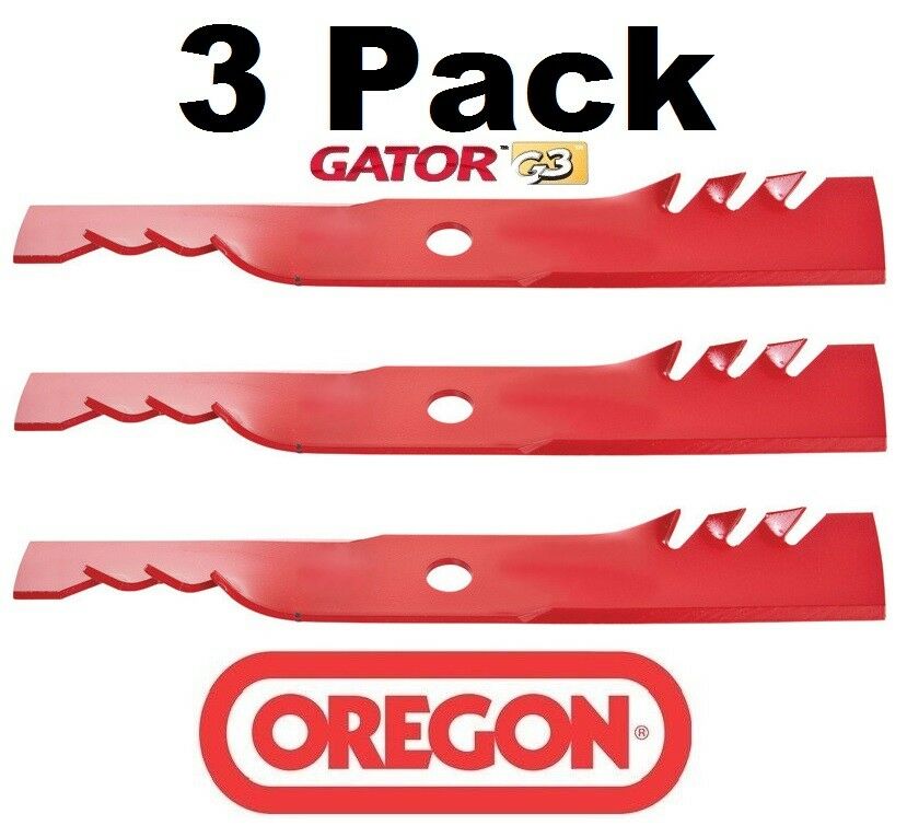 3 Pack Oregon 96-322 Mower Blade Gator G3Fits Encore 543293