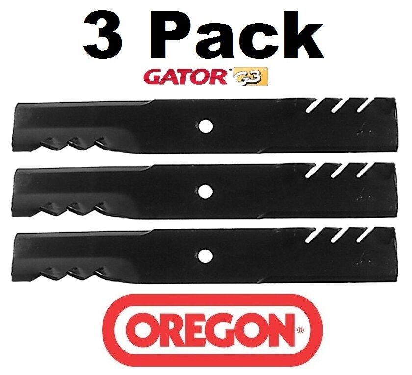 3 Pack Oregon 96-344 Gator Mulcher Blade for Giant Vac 21536 36″ 52″