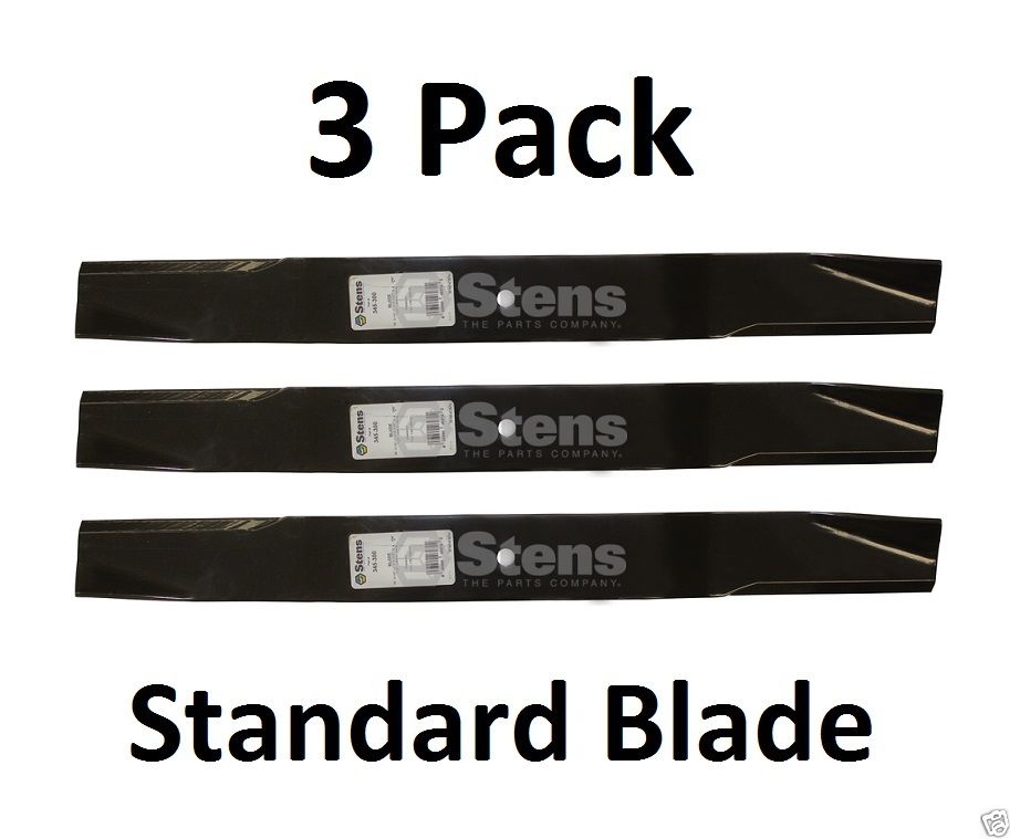 3 Pack Stens 345-300 Standard Blades For Toro 108-1958-03 Z597-D Z Master 72″