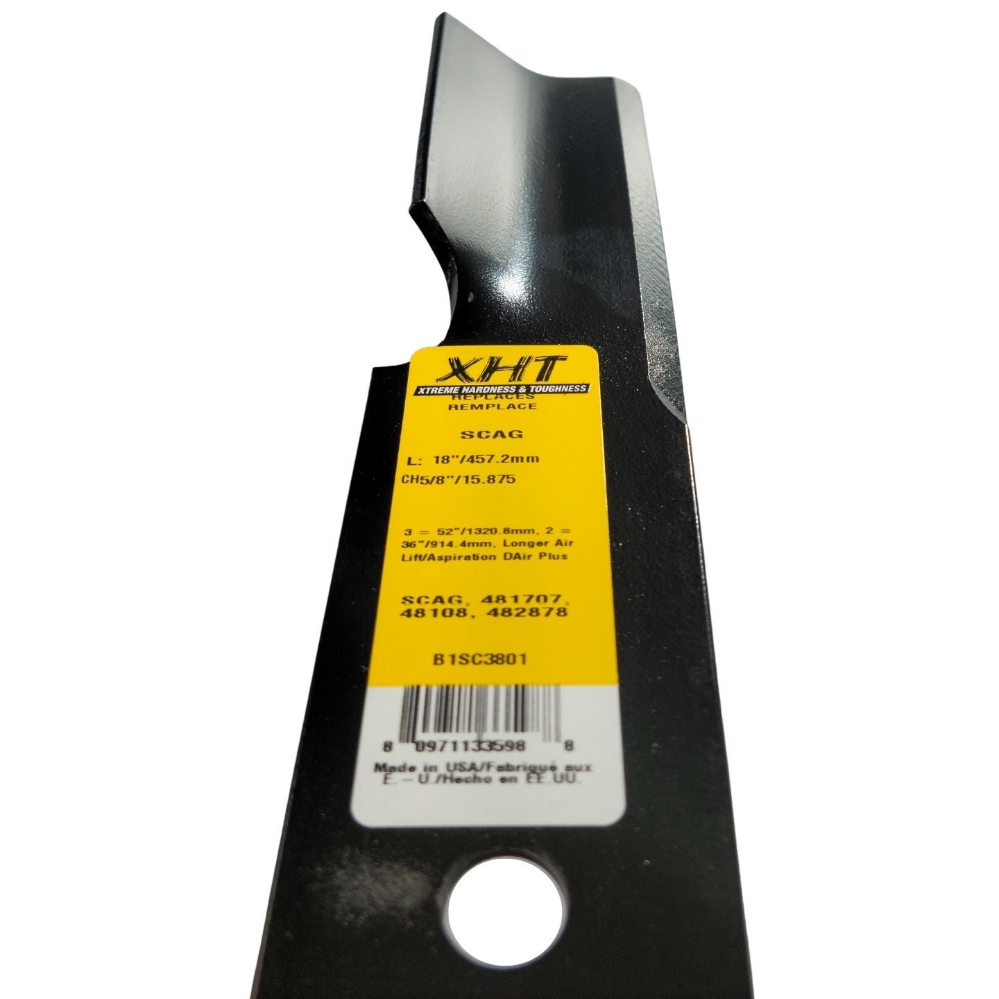 52" Stihl Marbain Steel High-Lift Blades WB03-710-6000-A (Set of 3)