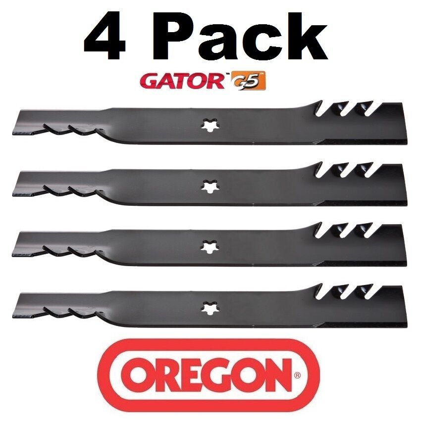 4 Pack Oregon 596-370 G5 Gator Blade for AYP 405308 405380 403107 46″