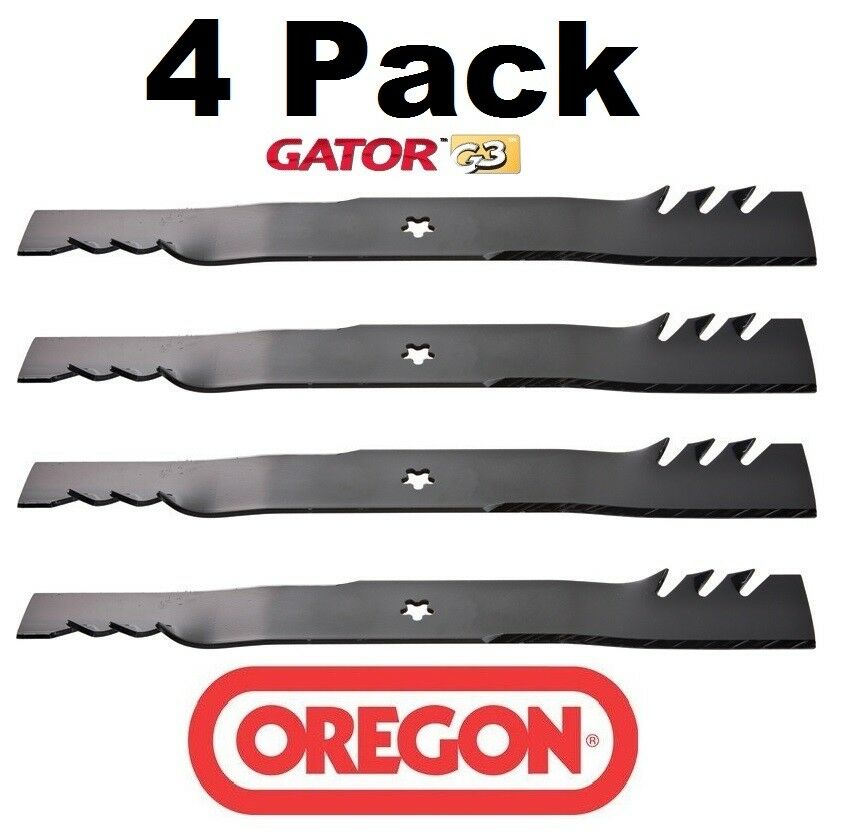 4 Pack Oregon 96-370 Gator G3Mower Blade Fits Allis Chalmers 21546611