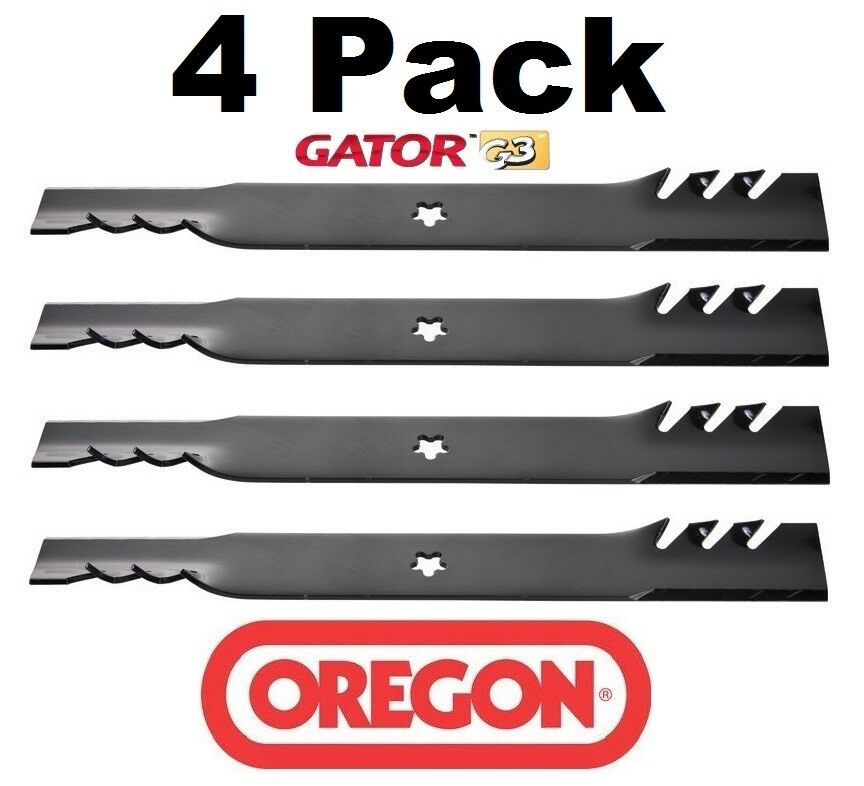 4 Pack Oregon 96-900 Mower Blade Gator G3Fits DR 151691