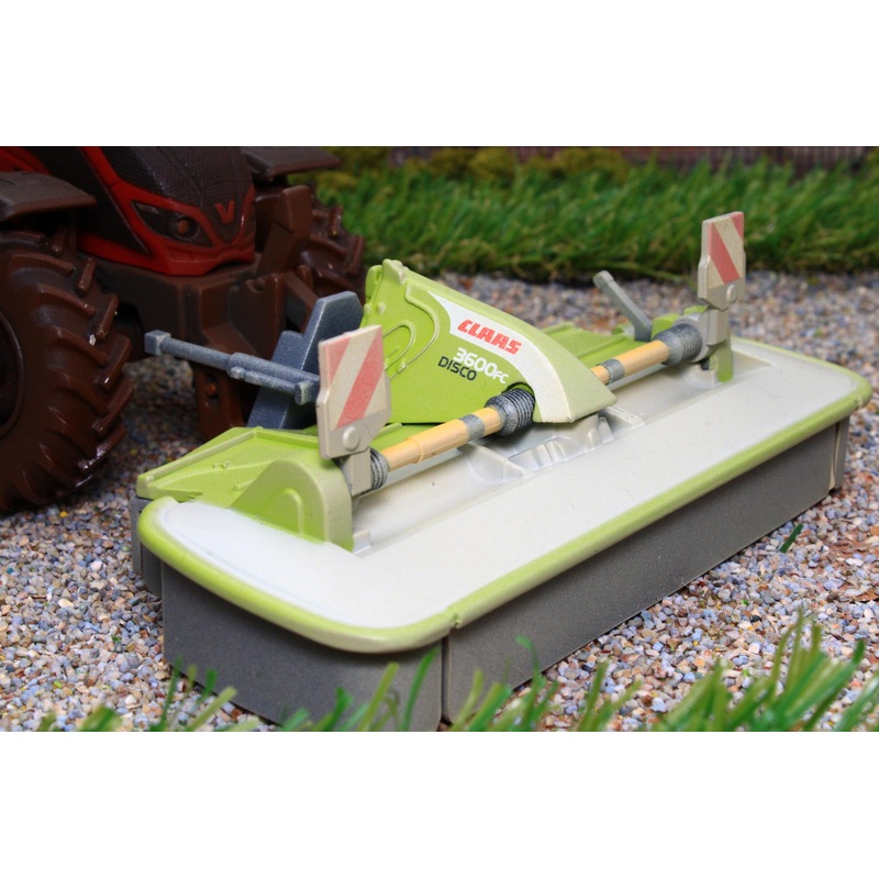 43302(W) Weathered Britains Claas Disco Front Mower - Dusty Effect!