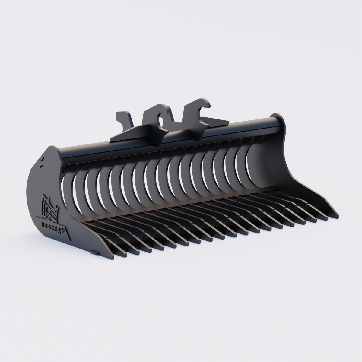 Hitachi ZX35U Rake Riddle Bucket 48" / 1200mm