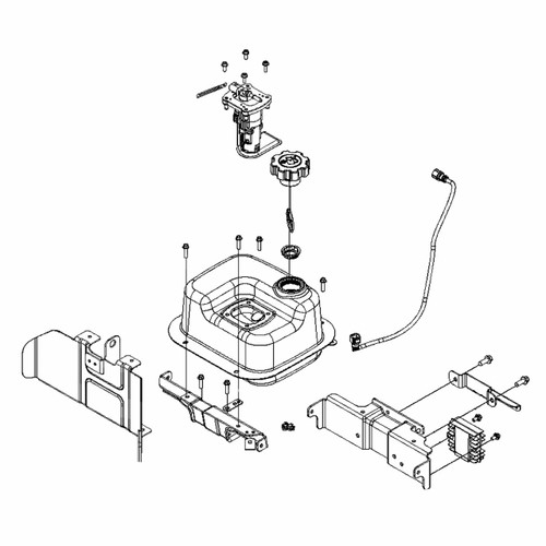 531146883 Fuel Tank Assy Husqvarna Genuine OEM Part