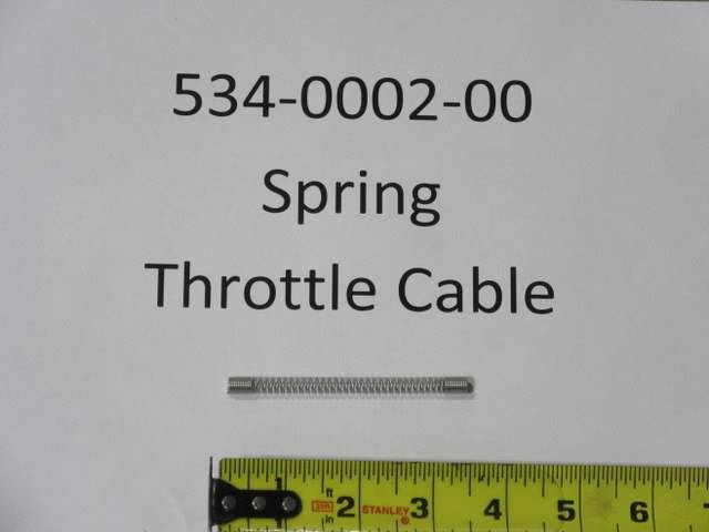 534-0002-00 - Bad Boy MowersSpring, Throttle Cable Kawasaki for Push Mower USE 538-0006-00 534000200