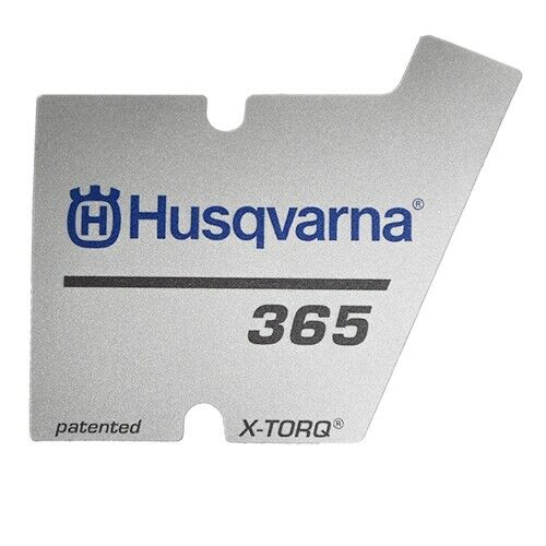 537230214 Genuien OEM Husqvarna 365 X-TORQ Label decal sticker