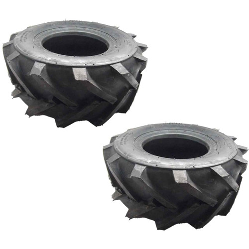 58301HS Husqvarna OEM TIRE.13X5-6.CHEVRON.TILLER 532102190 (2 Pack)