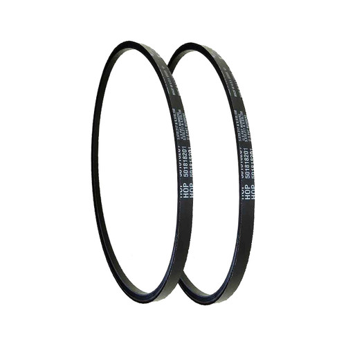 58509HS Husqvarna OEM Low crank impeller belt 501818201 (2 Pack)