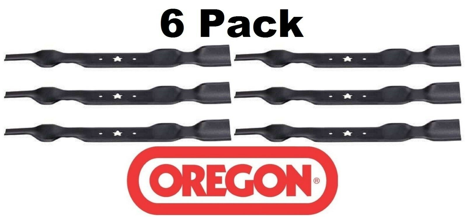 6 Pack Oregon 195-005Mower Blade Fits Allis Chalmers 21546095