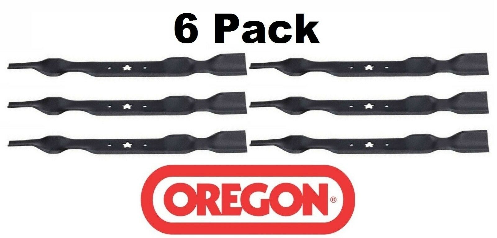 6 Pack Oregon 195-019Mower Blade Fits Allis Chalmers 21546095
