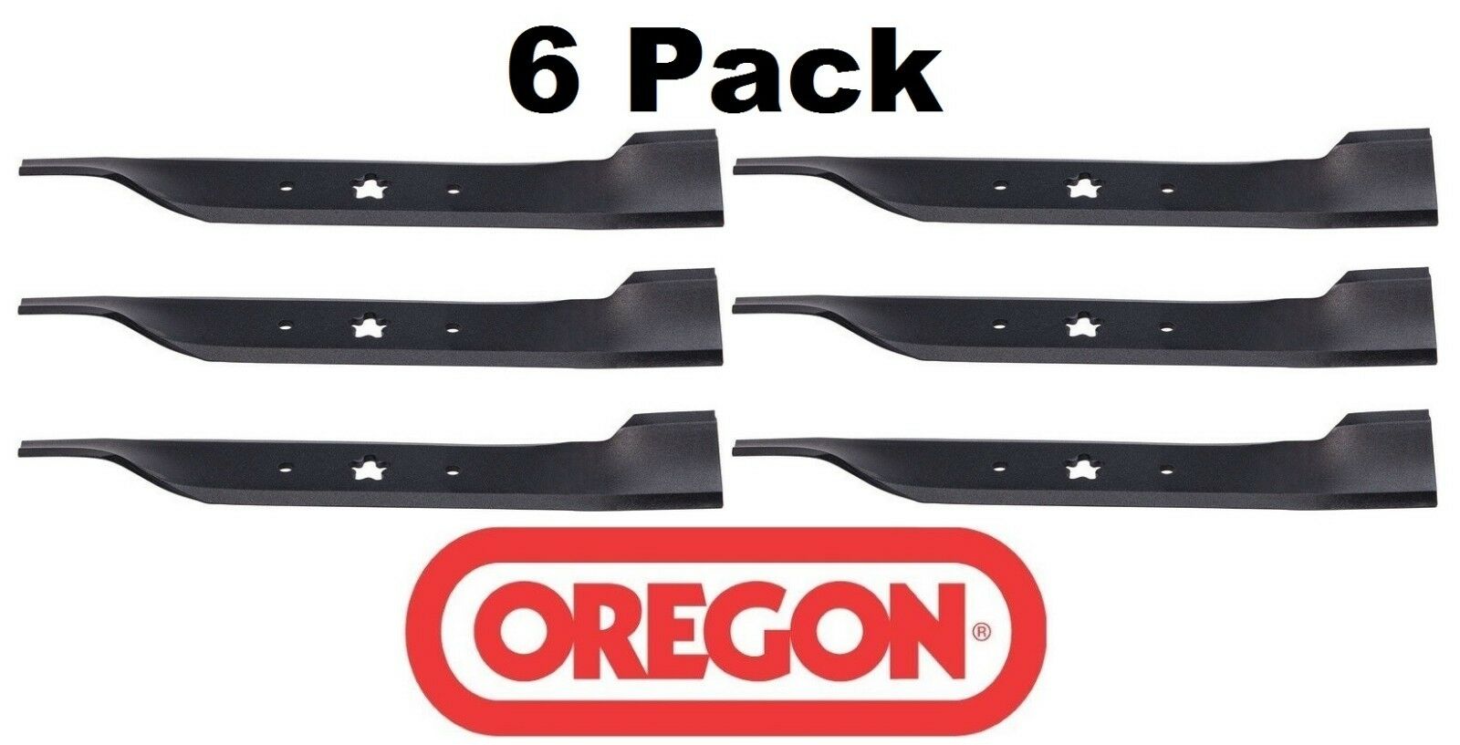 6 Pack Oregon 195-062Blade Fits AYP 173920 180054 512258301