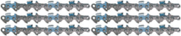 6 Pack Oregon 20BPX074G ControlCut Saw Chain 18″