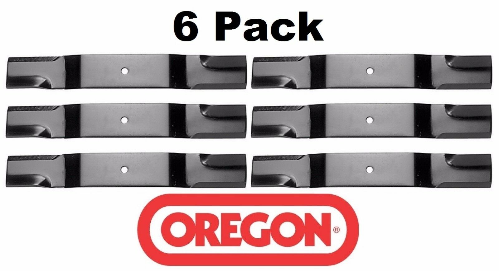 6 Pack Oregon 90-207 Mower Blade for Hustler 781898 52″ Super Z