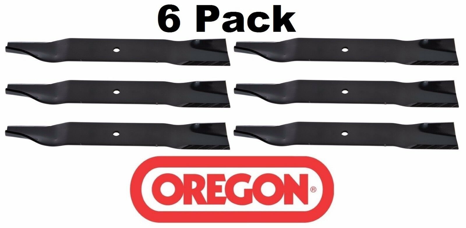 6 Pack Oregon 91-129 Mower Blade for Country Clipper 2246 52″