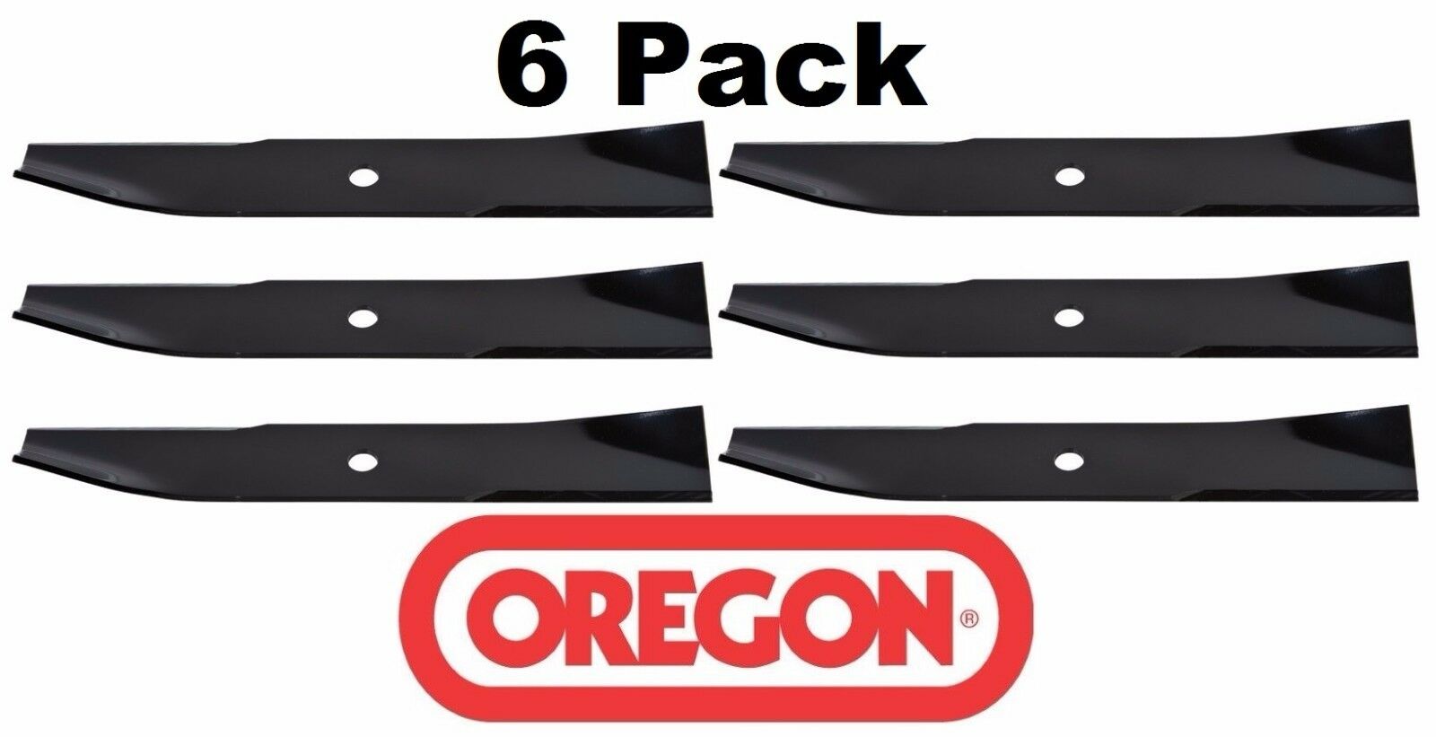 6 Pack Oregon 91-146 High Lift Mower Blade for Dixon 9444 50″