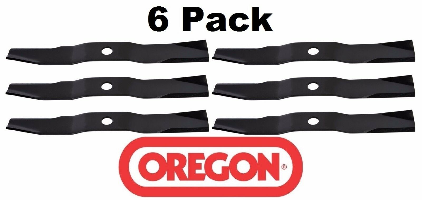 6 Pack Oregon 91-438 Mower Blade for Kubota 76539-34330 60″ Front Mount Mowers