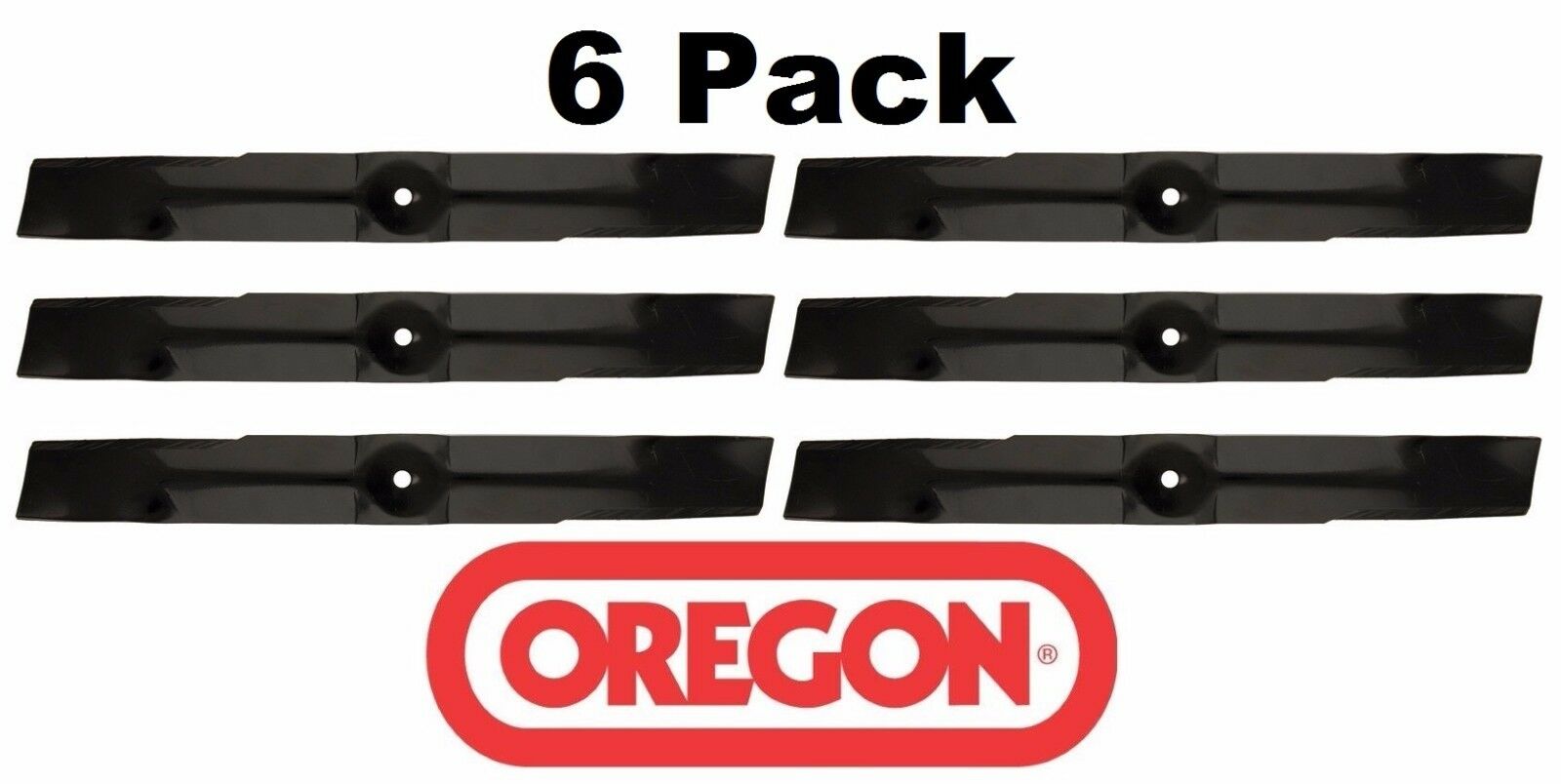 6 Pack Oregon 91-534 Mower Blade for Grasshopper 320244 61″