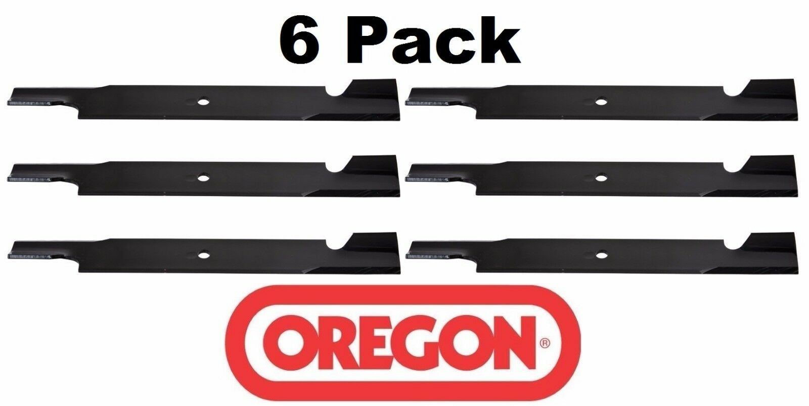 6 Pack Oregon 94-055 Mower Blade for Toro 1057718 60″