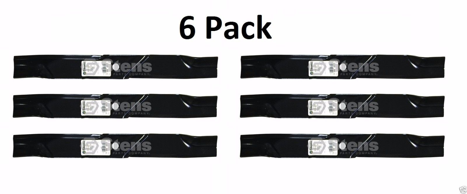 6 Pack Stens 315-257 Mower Blade for Dixie Chopper 30227-60X 60″