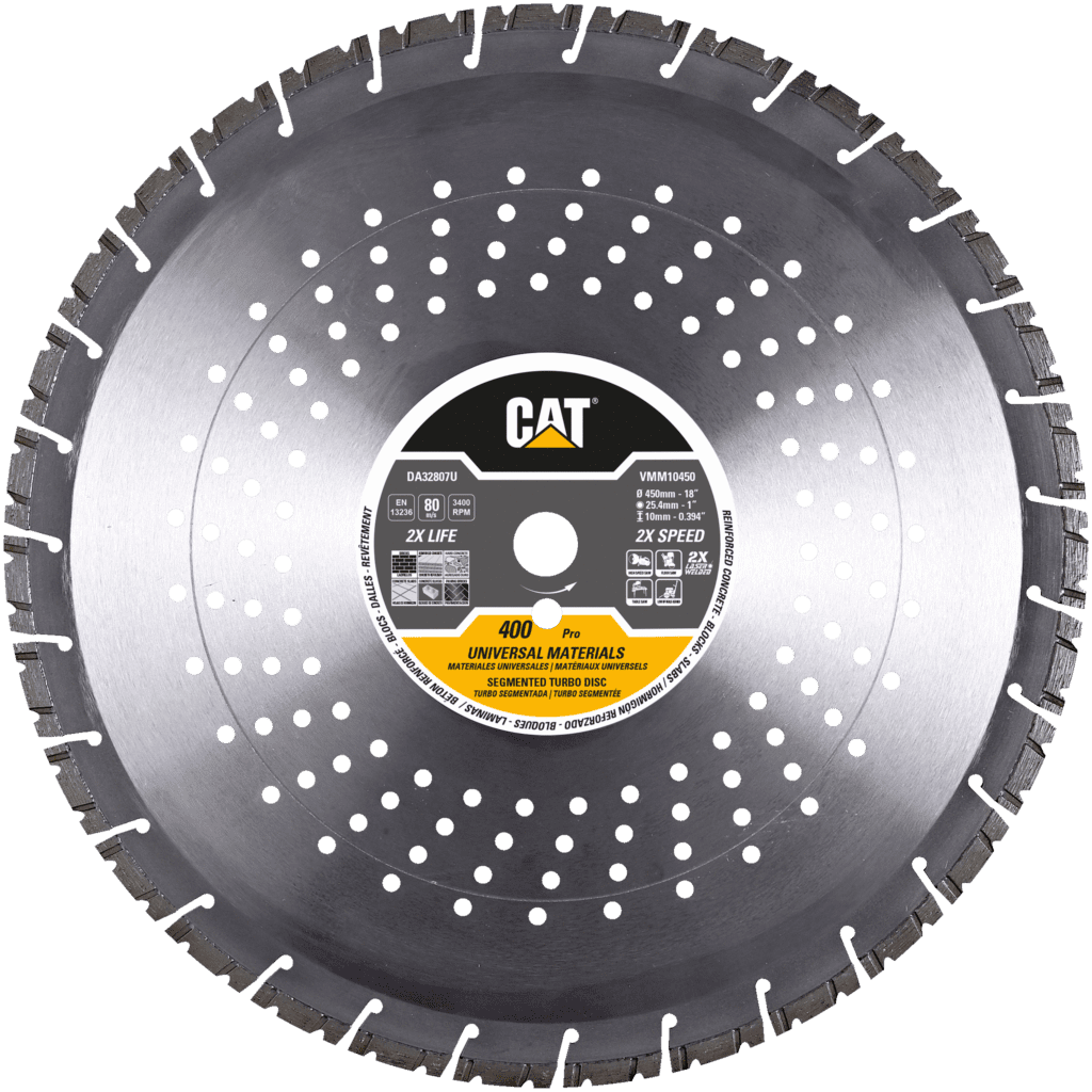 CAT VMM10 Segmented Rim Diamond Blade 400 Pro 14″ OEM #DA32805U