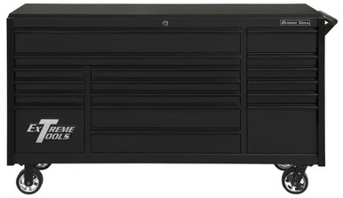 Extreme Tools DX Series Deep Roller Cabinet 72" Matte Black