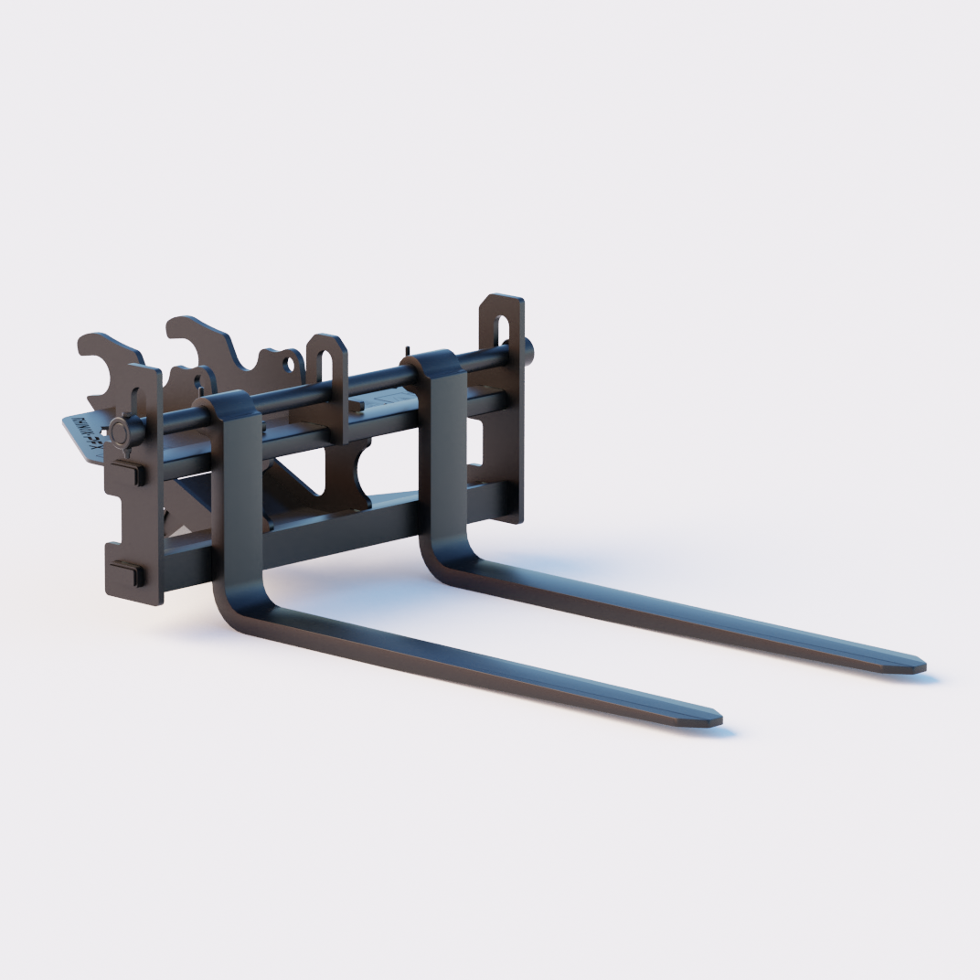 Kubota KX033 Quick Attach Pallet Forks