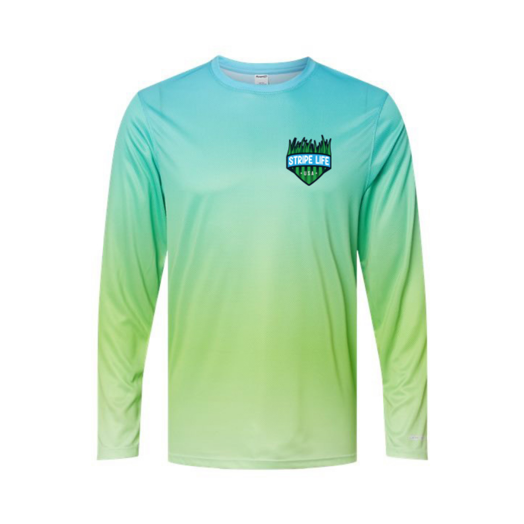 Stripe Life Performance Sun Shirts -Long Sleeve
