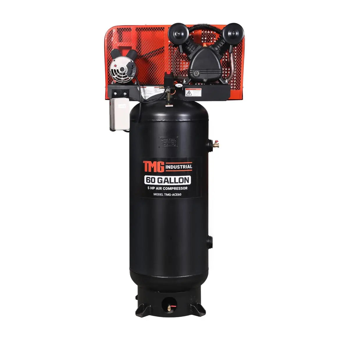 60 Gallon 5 HP Stationary Electric Air Compressor (Discontinued, No Longer Available) TMG-ACE60