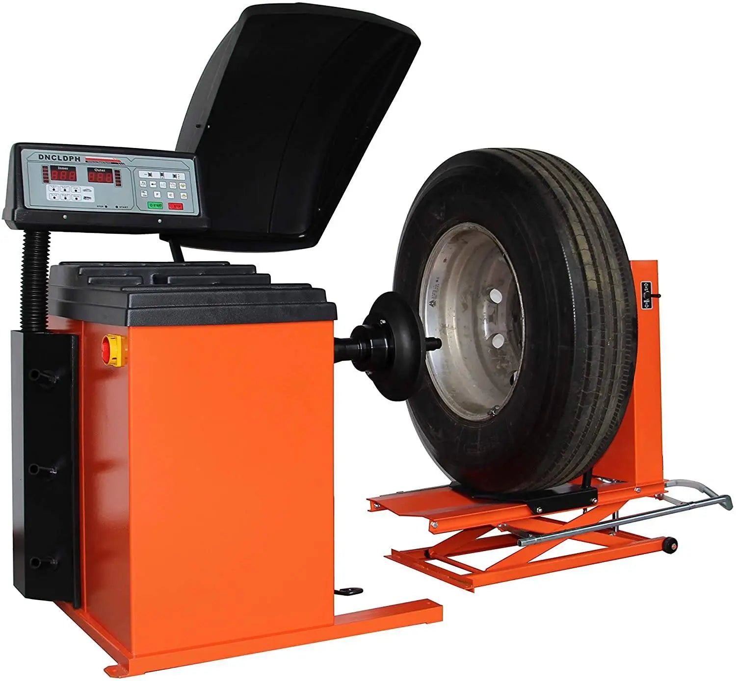 Truck Wheel Balancer, Self-Calibrating, Air Powered Lift, 13"-24" Rim, Computerized, 220 RPM, +/- 1 g of Accuracy, TMG-TWB24 (Discontinued – No Longer Available)